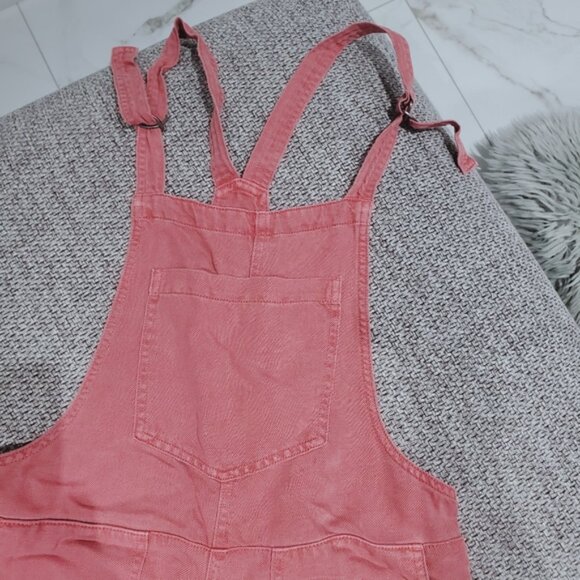 AERIE Super Rare Light Mauve Luxury Soft Denim Overalls - Picture 6 of 12